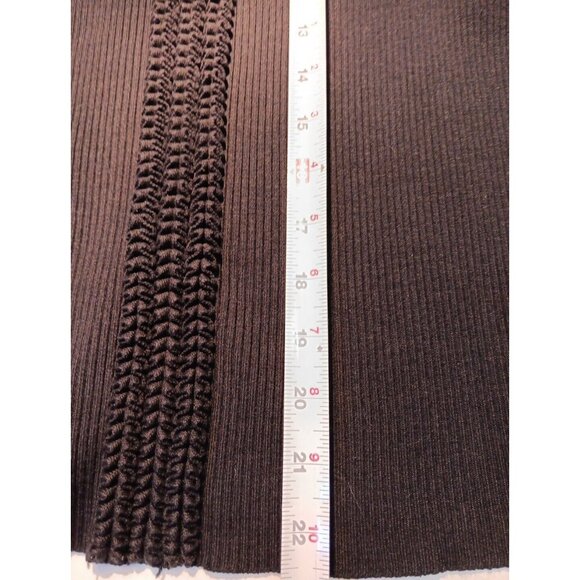 Vtg Ralph Lauren Sweater Womens Black Label Silk Blend Ribbed Knit L - Picture 7 of 10